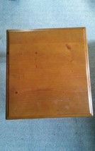 Square Light Wood End Side Table 22x20x22 Tall - €43,21 EUR