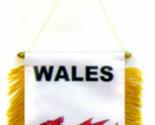 K&#39;s Novelties Wales Mini Flag 4&quot;x6&quot; Window Banner w/Suction Cup - $2.88