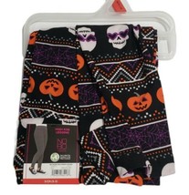 NOBO Women’s Sueded Skeleton &amp; Pumpkin Halloween Leggings Size S/CH (3-5... - £6.99 GBP