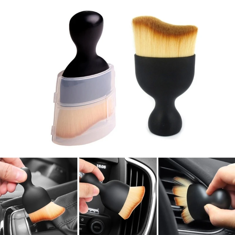 M76E Arc Car Interior Cleaning Soft Brush Air Outlet Dust Removal Detailing Br - £9.89 GBP