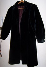 VINTAGE GRANDAZIA by GLENOIT Faux MINK Coat in Black - Made in U.S.A! - ... - $149.99