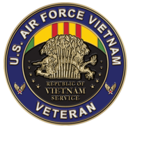 Air Force Vietnam Medallion for Box Cremation Urn/Flag Case - 3 Inch Dia... - $119.99