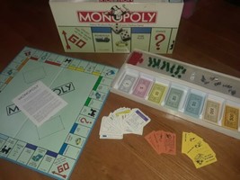 Parker Brothers Vintage Monopoly 1985 0009 Complete  - FREE SHIPPING - £26.72 GBP