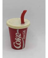 Miniature Coca Cola Cup(White Lid Red Straw) Magnet - $33.95 CAD