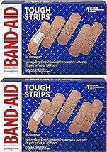 Band-Aid Brand Tough Strips Adhesive Bandage, All One Size, 60 Count of 2 - £13.70 GBP