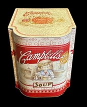 Campbell&#39;s Soup Vintage Design Storage Tin - 5.5&quot; Tall 4&quot; Wide - Collectable - $11.30