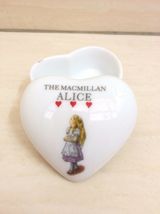 Disney Alice in Wonderland Ceramic Heart Box. Macmillan Classic Theme. V... - £15.62 GBP