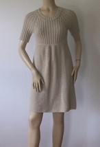 Moda International Chunky Ribbed Knit Babydoll Sweater Dress (Size S) - £19.49 GBP
