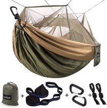 Sunyear Camping Hammock: Best For Outdoor Hiking, Survival Travel, Portable - £35.91 GBP