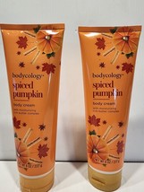 Bodycology Spiced Pumpkin  Body Cream 8oz ~ NEW  Package of 2 - £14.20 GBP