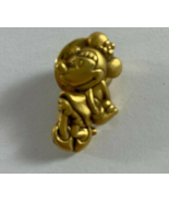 Vintage DISNEY stamped Gold Tone MINNIE MOUSE Tac Pin - $22.99 CAD