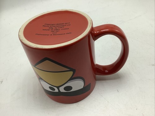 Angry Birds Red Ceramic Coffee Tea Cup Mug Rovio Red 2011 Dishwasher Safe Item image 6