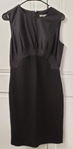 Diane Von Furstenberg Women&#39;s Midi Dress Size: 8 Ladies CUTE Black Sleev... - £31.04 GBP