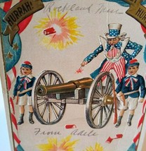 Antique Uncle Sam Shooting Cannon 4th Of July Postcard Embossed Card Series 258 - £18.76 GBP