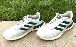Adidas Mens S2G Spikeless Leather 24 Golf Shoe White/Green US Mens 8-1/2 - $41.34 CAD