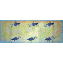 Betsy Drake Blue Heron Table Runner 13x54 - £31.37 GBP