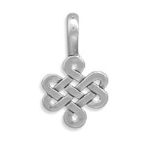 Sterling Silver Celtic Design Charm - $23.98
