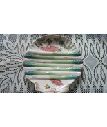 ANTIQUE MAJOLICA SPARRAGUS PLATE SHELL SHAPED MARKED IVORY 9X8 3/4&quot; - $2,370.72 MXN