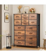 16 Drawer Dresser Women&#39;s Furniture Makeup Dressing Table Large Chest of... - $219.00