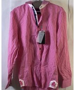 COOGI Luxe Mens M Button Down 100% Cotton Dress Shirt - $1,146.22 MXN