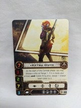 Star Wars X-Wing Miniatures Game Alternative Art Ketsu Onyo Promo Card - $6.92