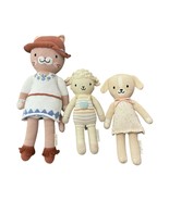 Cuddle + Kind Plush Lot Mia Dog, Avery Lamb, Large Chelsea Cat - Some Spots - $1,506.97 MXN
