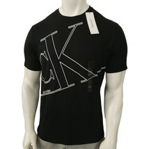 Nwt Calvin Klein Msrp $54.99 Men&#39;s Black Crew Neck Short Sleeve T-SHIRT Size M - £17.97 GBP
