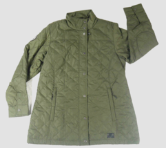 Roots73 Cedarpoint Olive Green Insulated Jacket Full Zip Coat  Womens La... - £47.01 GBP