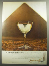 1956 Smirnoff Vodka Ad - It leaves you breathless - $18.49