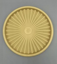 Vintage Tupperware #808 Lid Only Yellow Servalier Lid USA 6 1/2” - $5.94