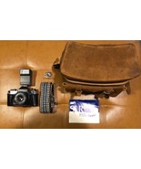 Sears KSX1000 35MM SLR FILM Camera 1:20 50 Mm Lens Sears Auto 17 Flash C... - $201.71 CAD
