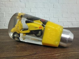 Underwater Diecast Yellow Scooter Motorcycle Gear Shifter Knob Acrylic R... - £85.64 GBP