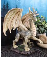 Fantasy Mythical Medieval Battle Of Thrones Wise Old Ancient Dragon Figu... - $715.33 MXN