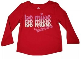 Toddler Long Sleeve T-shirt Red Be Mine Valentine&#39;s Day Size 5T. - $7.12