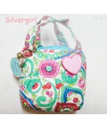Cute Hand Made Basket Sewing Pin Cushion Colorful Floral  - €9,34 EUR