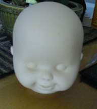 1992 Tyco Vinyl Factory Prototype Baby Girl Doll Head 4 1/2" Tall - $28.71