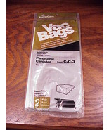 Pack of 2 Disposable Vacuum Cleaner Bags for Panasonic Canister Types C ... - £6.25 GBP