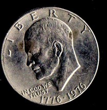 Eisenhower Dollar Bicentenial Coin 1776–1976 - £2.74 GBP