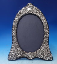 Keyford Frames Limited English Sterling Silver Picture Frame Oval Floral (#6191) - £785.19 GBP