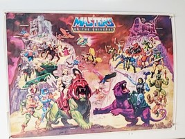 Vintage Mattel Masters Of The Universe Original 1984 Poster Filmation Ro... - $112.22