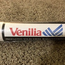 Venilia Prepasted Solid Vinyl Wallcovering NEW 11 yd x 20.5” - $24.75