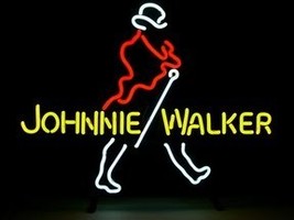 Johnnie Walker Beer Bar Neon Light Sign 20&quot; x 18&quot; - £522.50 GBP