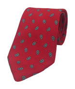 Biltwell Red and Blue Paisley Tie 100% silk 3 1/4&quot; x  61&quot; - £9.91 GBP
