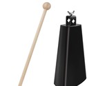 Cowbell Metal Steel Cow Bell Instrument Noise Makers Cowbell Hand Percus... - $27.99