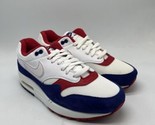 Nike Air Max 1 USA 2019 Red/White/Blue Shoes CJ9927-100 Men&#39;s Size 8 - £140.55 GBP