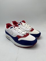 Nike Air Max 1 USA 2019 Red/White/Blue Shoes CJ9927-100 Men&#39;s Size 8 - £140.92 GBP