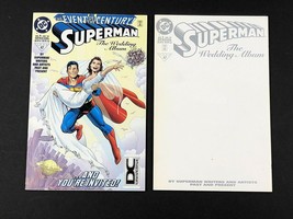 Lot of 2 Superman the Wedding Album #1:Sketch Variant &amp; DC Universe Variant 1996 - $17.99