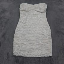 Poetry Dress Womens XS White Strapless Sweatheart Neckline Cocktail Attire - £20.34 GBP