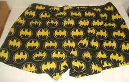 Batman (TM) logo men&#39;s boxers size X-Large, all cotton made in USA - £18.68 GBP