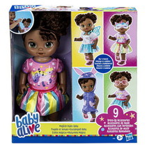 Baby Alive Magical Styles Baby Doll, Black Hair Baby Doll NEW - £51.15 GBP